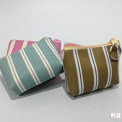 KB กระเป๋าใส่เหรียญ กระเป๋าสตางค์ ขายส่ง ยกโหล ของชำร่วย ของขวัญ แทนคำขอบคุณ คละสี 12ใบ ขนาด 3x4 นิ้ว ลายพาสเทล - Image 5